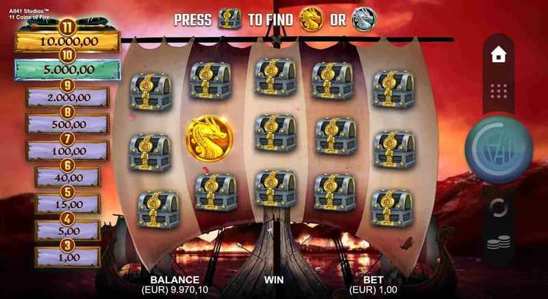 Play 11 Coins of Fire