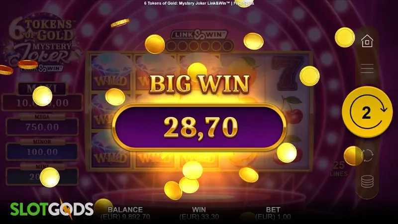 Play 6 Tokens of Gold