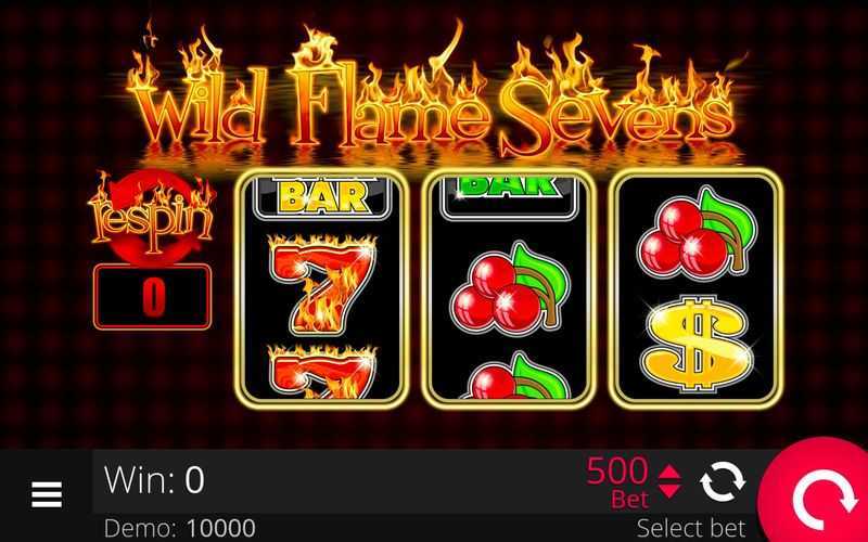Play Wild Flames Sevens