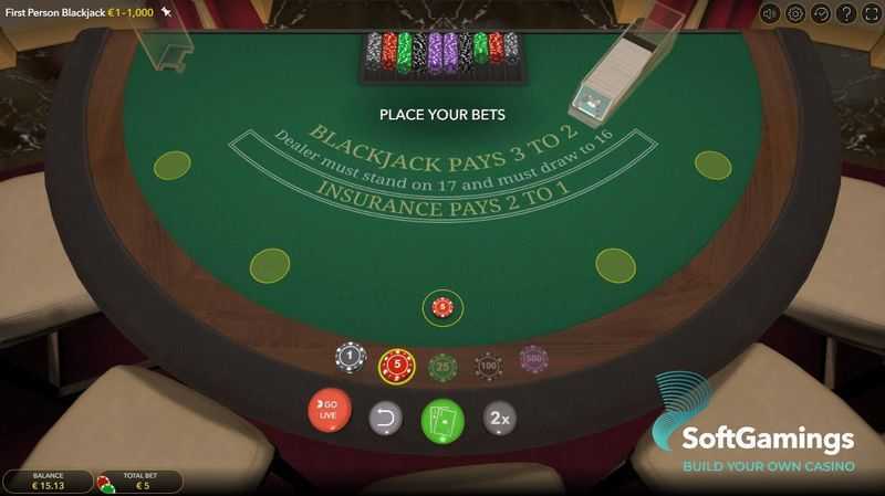 Play First Person Blackjack