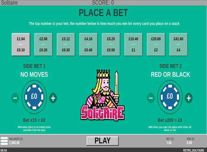 Play Retro Solitaire