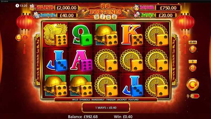 88 Fortunes Dice
