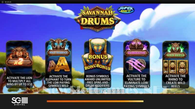 Play Savannah Drums
