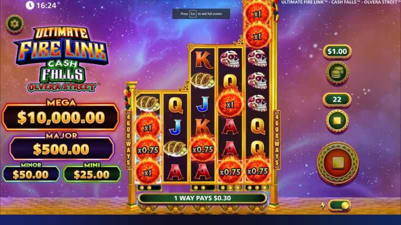 Ultimate Fire Link Cash Falls Olvera Street