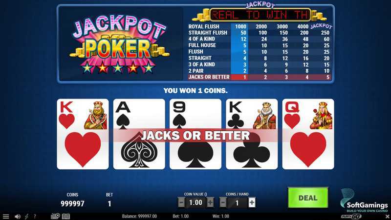 Play Jackpot Poker