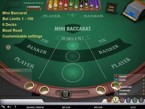 Play Mini Baccarat