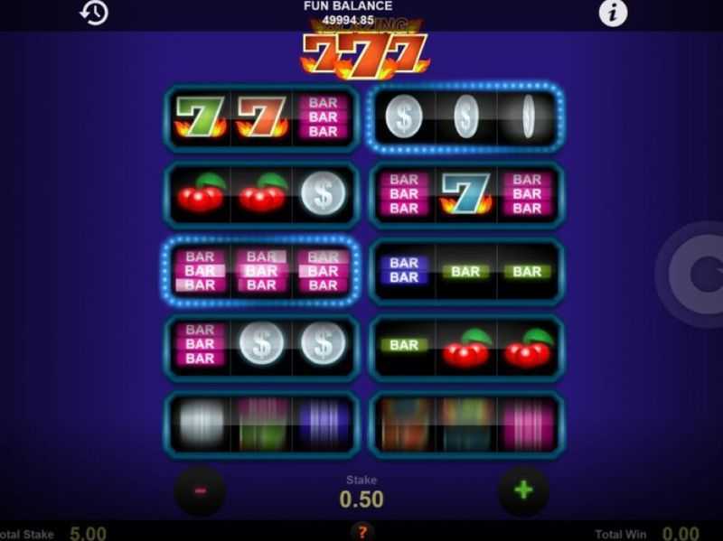 Slot Blazing Sevens 2