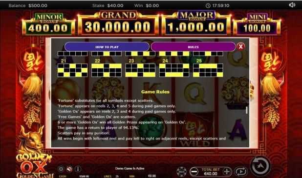 Slot Golden Ox 2 Slot Golden Ox 2