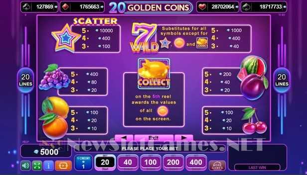 Slot 20 Golden Coins 2 Slot 20 Golden Coins 2