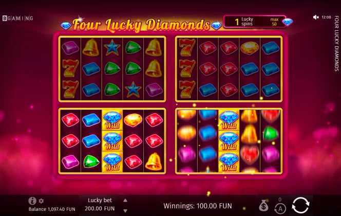 Slot Four Lucky Diamonds 3