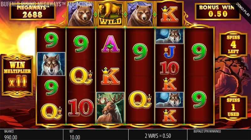 Slot Buffalo Rising Megaways All Action 3