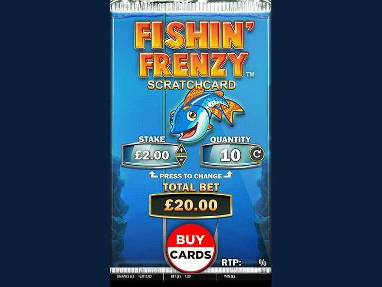 Slot Fishin Frenzy Scratchcard 2 Slot Fishin Frenzy Scratchcard 2