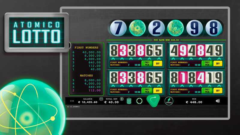 Slot Atomico Lotto 1 Slot Atomico Lotto 1