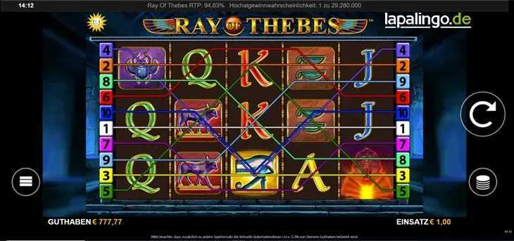 Slot Ray Of Thebes 3
