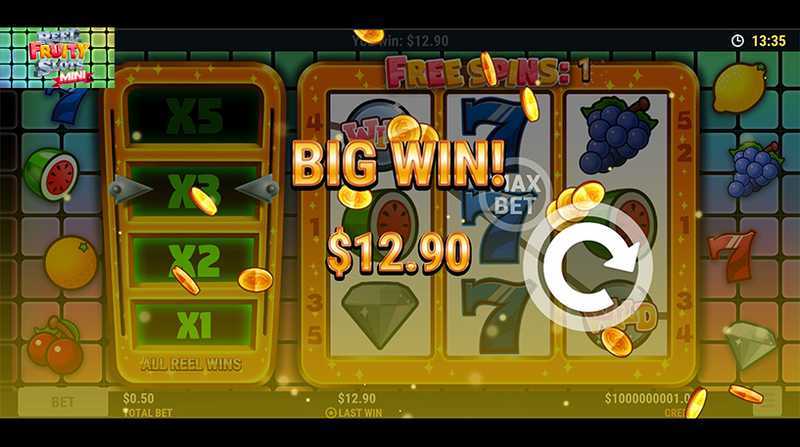 Slot Reel Fruity Slots Mini 2