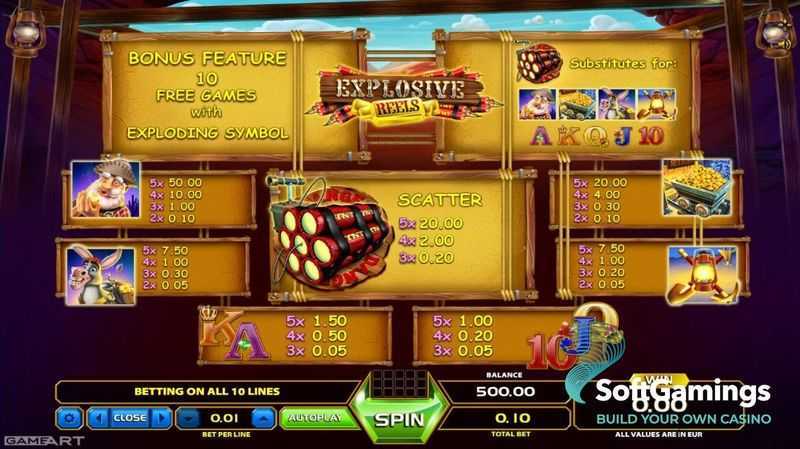 Slot Explosive Reels Gameart 2 Slot Explosive Reels Gameart 2