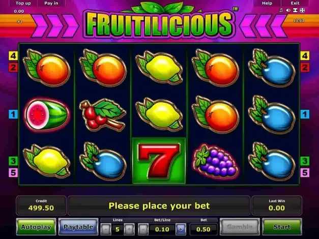 Slot Fruitilicious 3