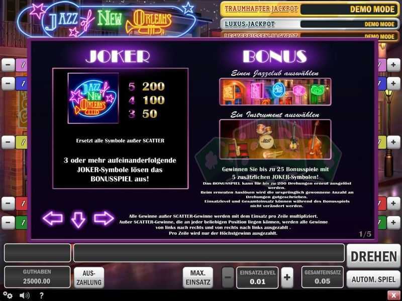 Slot Jazz Of New Orleans 3 Slot Jazz Of New Orleans 3
