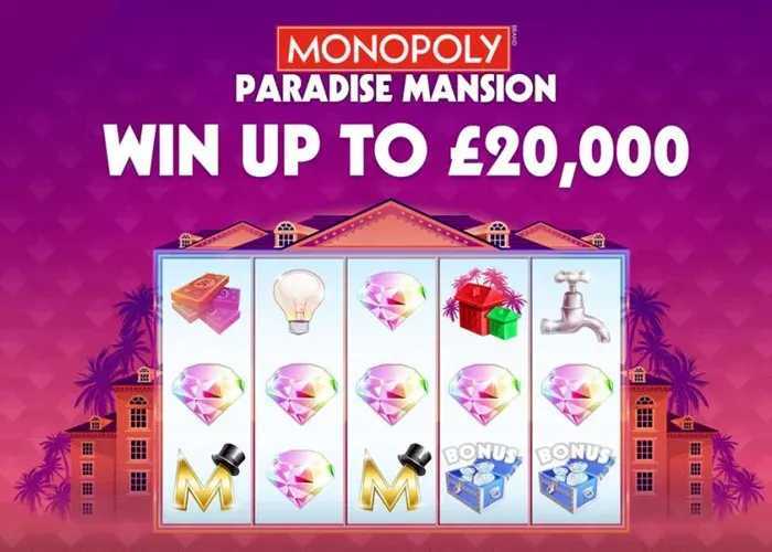 Slot Monopoly Paradise Mansion 2