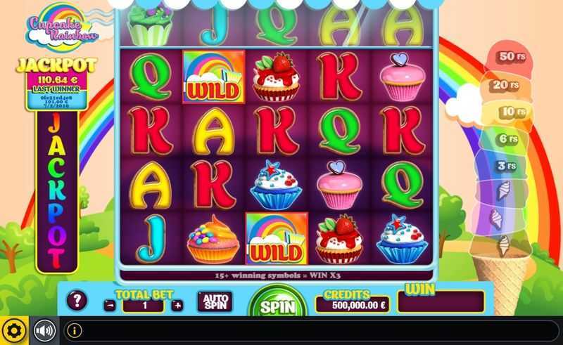Slot Cupcake Rainbow 1 Slot Cupcake Rainbow 1