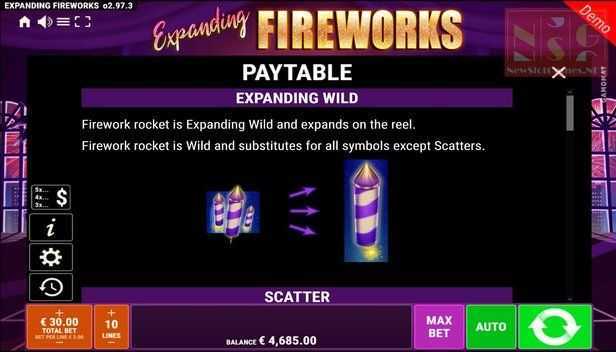 Slot Expanding Fireworks 3 Slot Expanding Fireworks 3