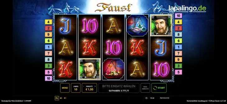 Slot Faust 1 Slot Faust 1