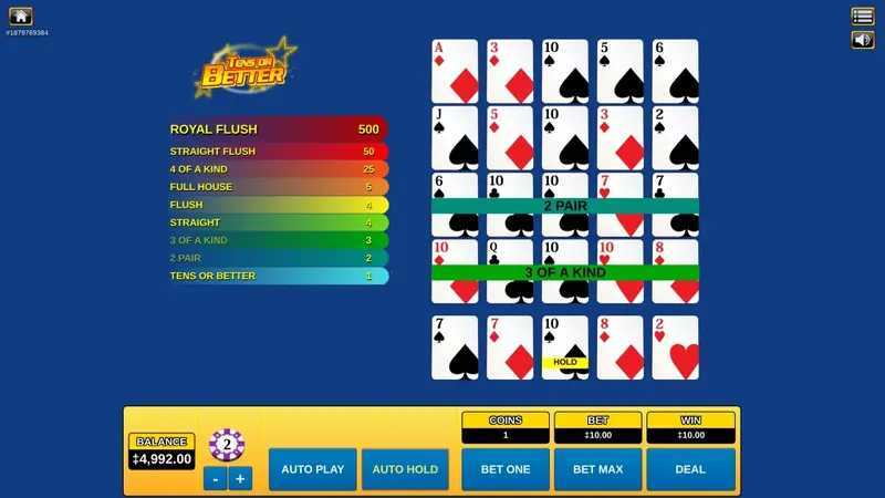 Slot Tens Or Better 3 Slot Tens Or Better 3