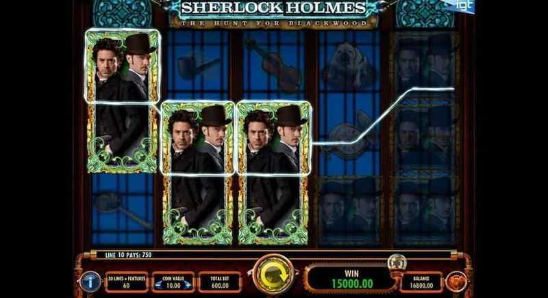 Slot Sherlock Holmes The Hunt For Blackwood Slot 3