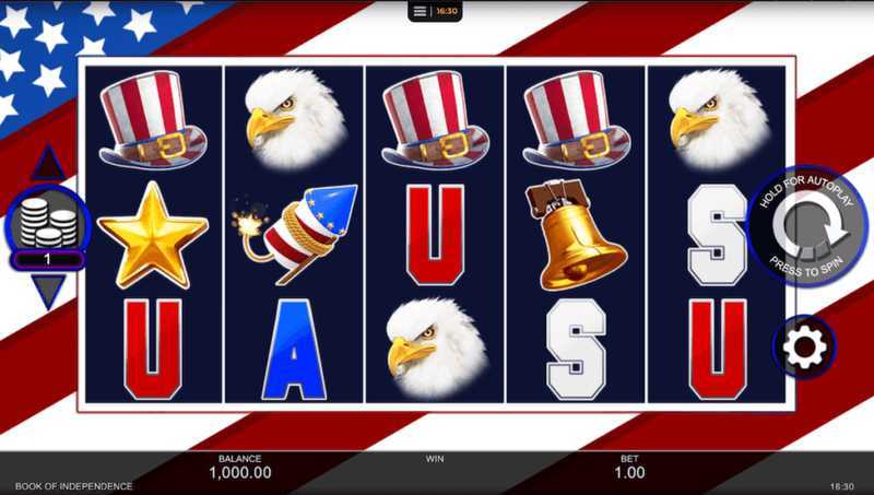 Slot Book Of Independence 1