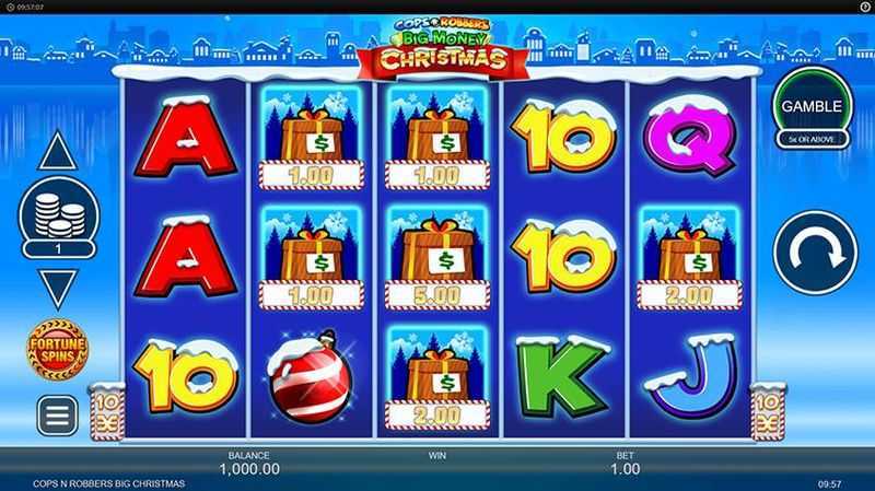 Slot Cops N Robbers Big Money Christmas 3