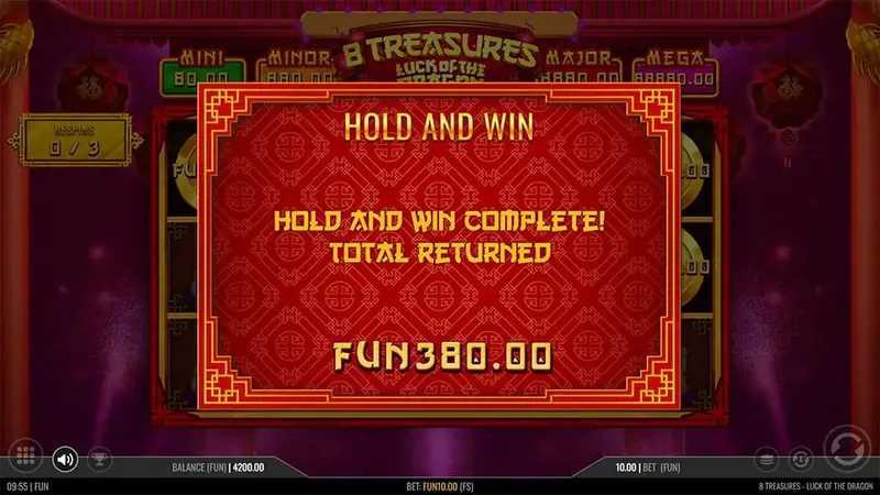 Slot 8 Treasures Luck Of The Dragon 3