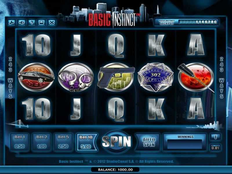 Slot Basic Instinct 1 Slot Basic Instinct 1
