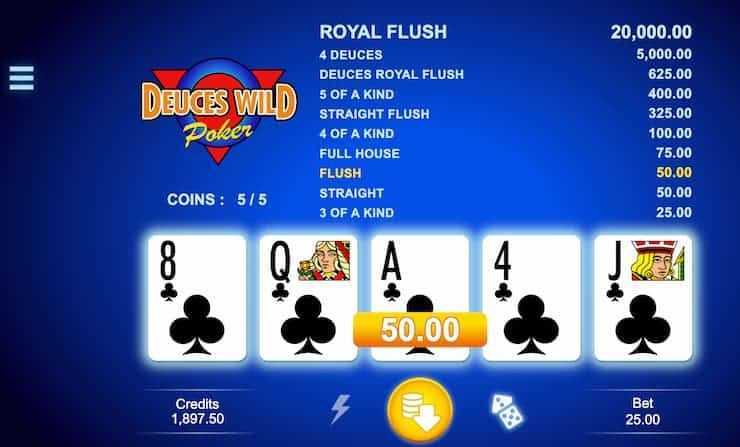 Slot Deuces Wild Progressive Poker 3