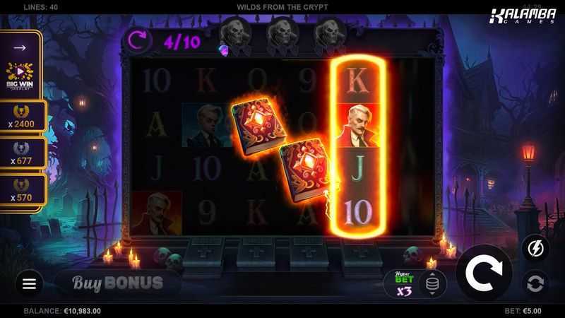 Slot Wilds From The Crypt 2