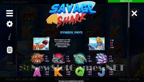 Slot Savage Shark 2 Slot Savage Shark 2