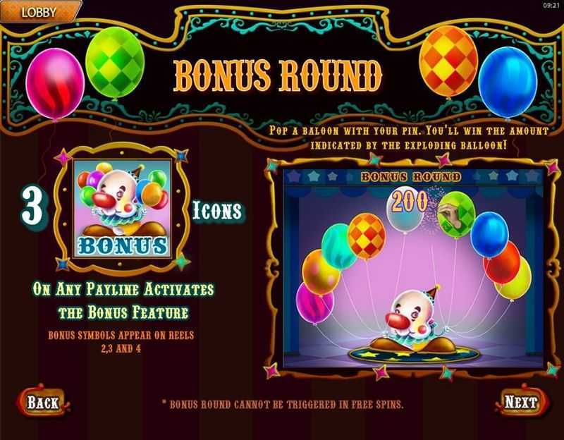 Slot Big Top Circus Multislot 1 Slot Big Top Circus Multislot 1