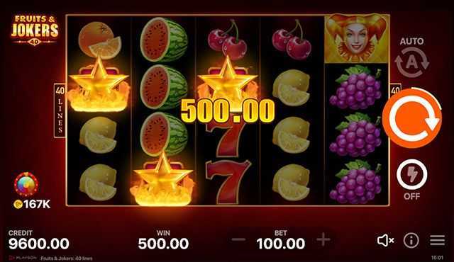 Slot Fruits And Jokers 40 Lines 1 Slot Fruits And Jokers 40 Lines 1