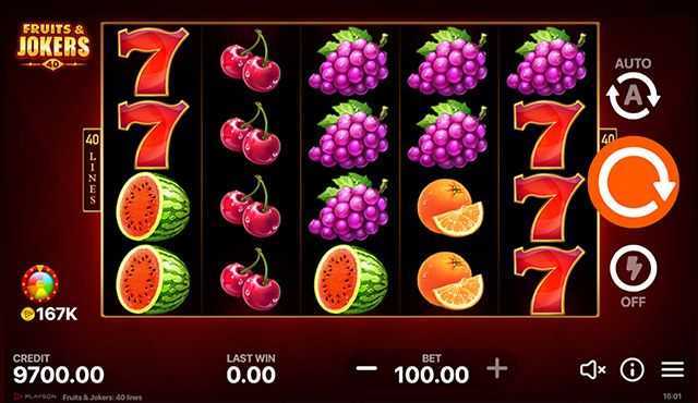 Slot Fruits And Jokers 40 Lines 3 Slot Fruits And Jokers 40 Lines 3
