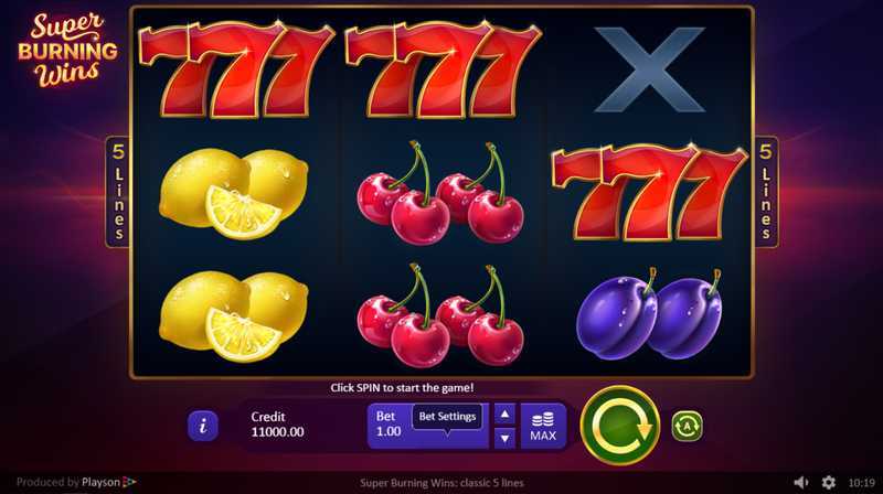 Slot Super Burning Wins Classic 5 Lines 2 Slot Super Burning Wins Classic 5 Lines 2