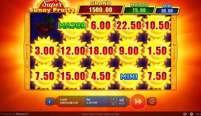 Slot Super Sunny Fruits Hold And Win 3 Slot Super Sunny Fruits Hold And Win 3