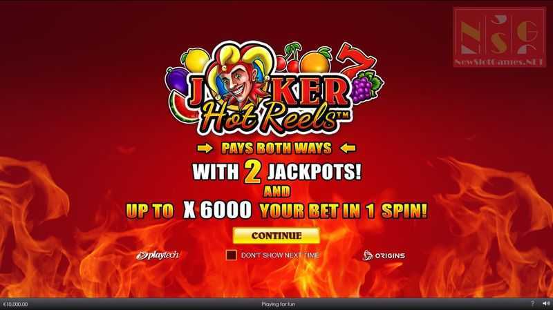 Slot Joker Hot Reels 3 Slot Joker Hot Reels 3
