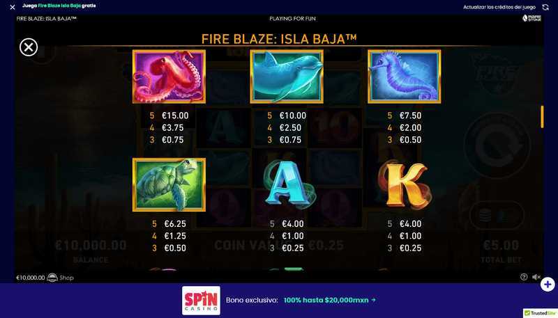 Slot Fire Blaze Isla Baja 2