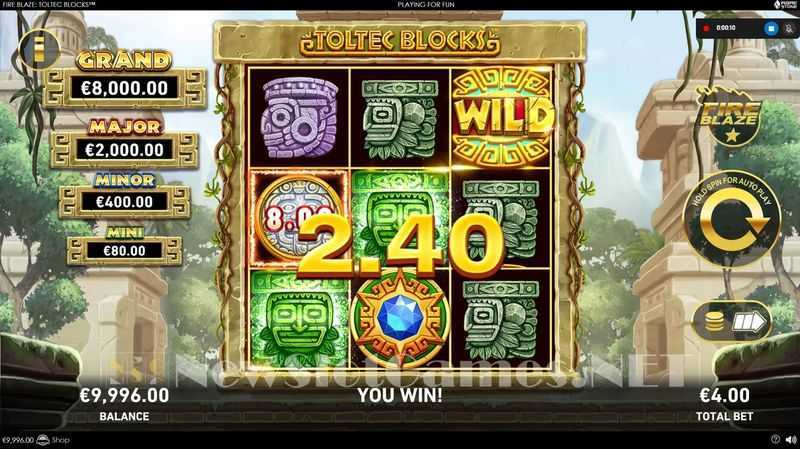 Slot Fire Blaze Toltec Blocks 3 Slot Fire Blaze Toltec Blocks 3