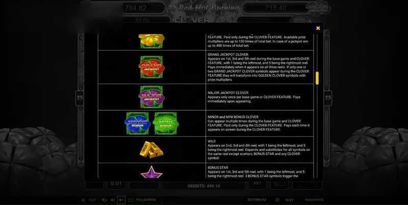 Slot 5 Clover Fire Lock Cash 1 Slot 5 Clover Fire Lock Cash 1