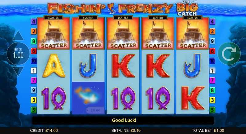 Slot Fishin Frenzy The Big Splash 3