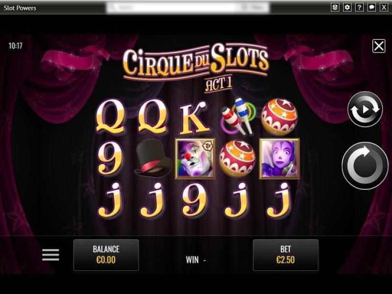 Slot Cirque Du Slots 3 Slot Cirque Du Slots 3