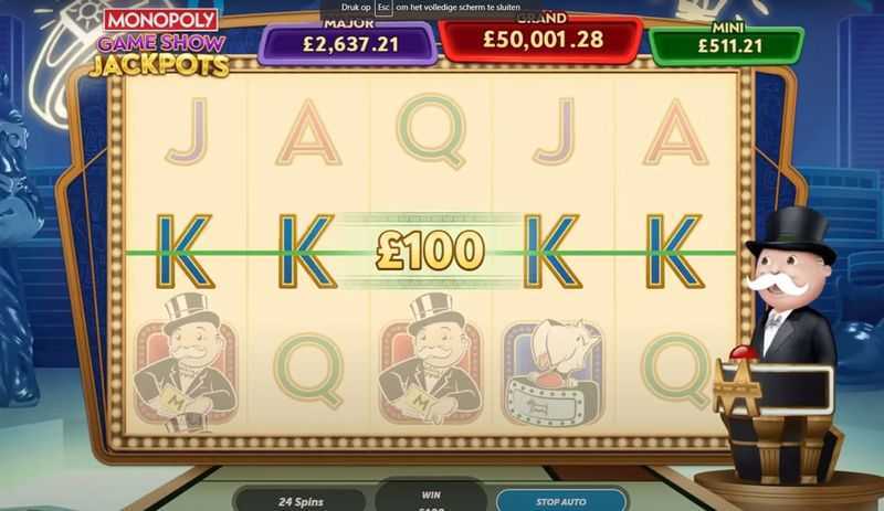 Slot Monopoly Gameshow Jackpots 2