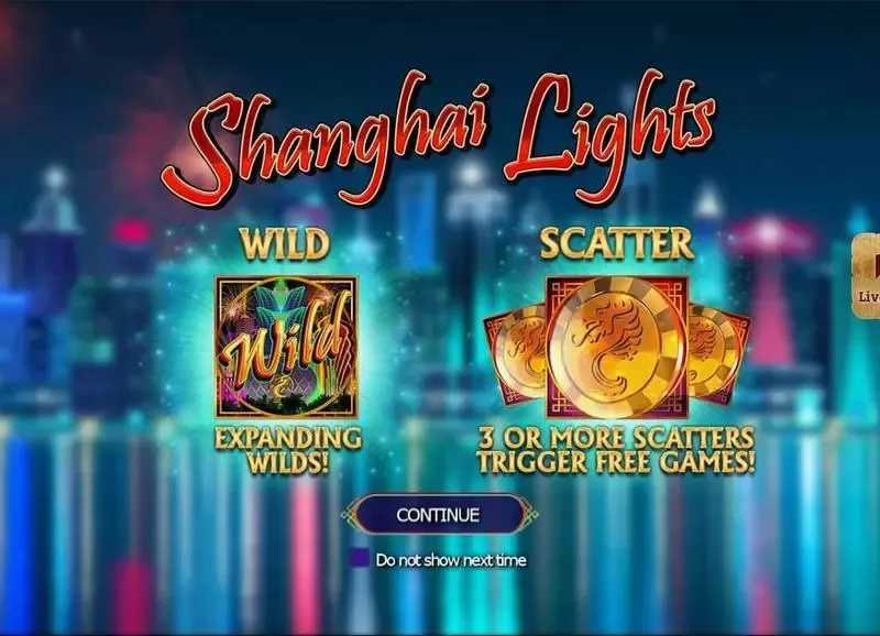 Slot Shanghai Lights Rtg 1 Slot Shanghai Lights Rtg 1