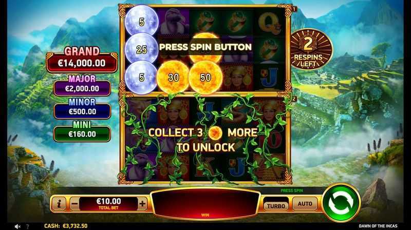 Slot Dawn Of The Incas 3