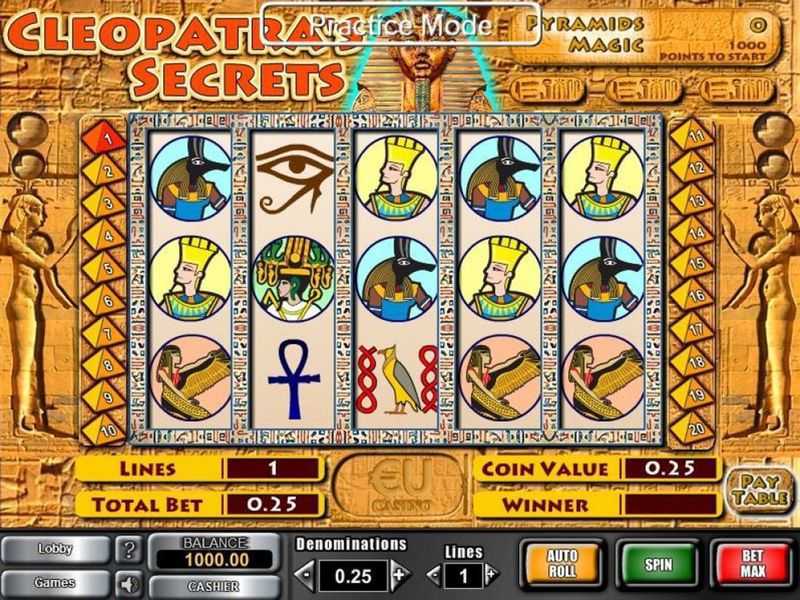 Slot Cleopatras Secrets 1 Slot Cleopatras Secrets 1